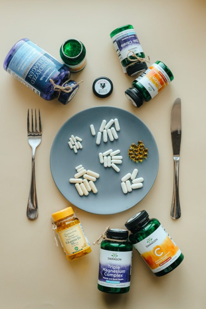 Photo by Natali Hordiiuk a plate of food and drinks